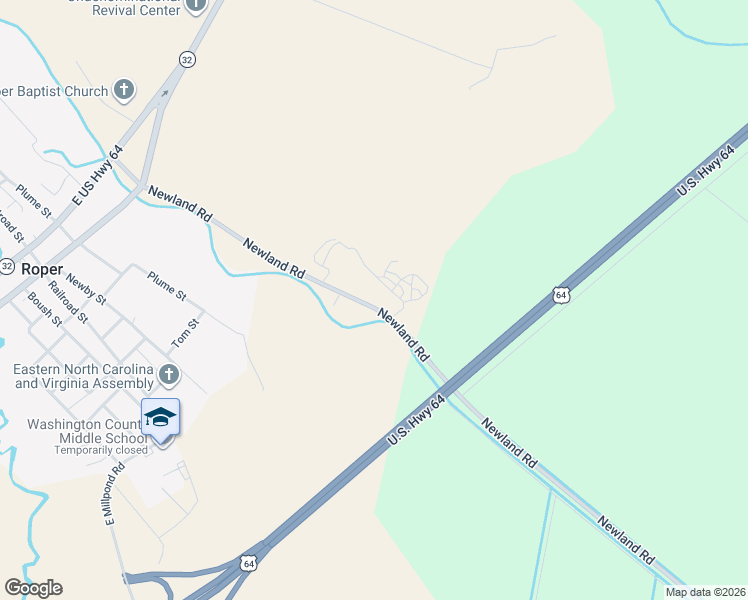 map of restaurants, bars, coffee shops, grocery stores, and more near 789-799 State Road 1126 in Roper