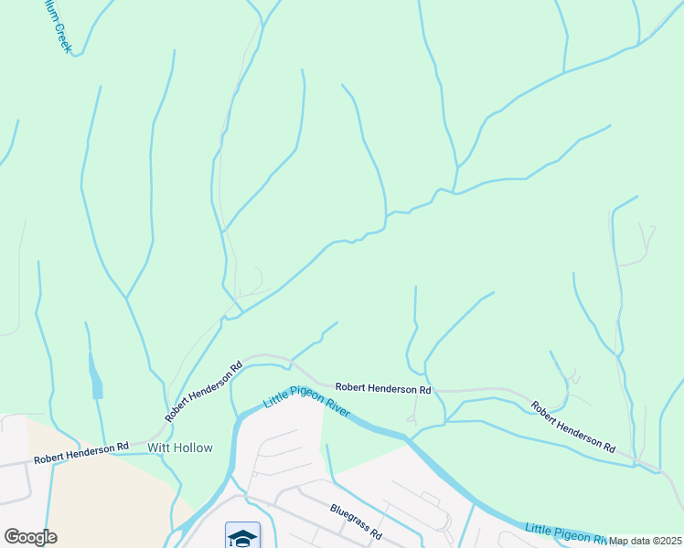map of restaurants, bars, coffee shops, grocery stores, and more near 674 Robert Henderson Road in Sevierville
