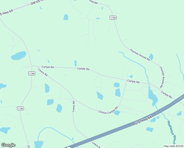 map of restaurants, bars, coffee shops, grocery stores, and more near 280 Carlyle Road in Zebulon