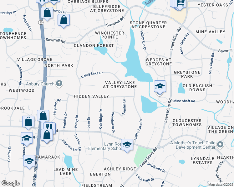 map of restaurants, bars, coffee shops, grocery stores, and more near 1812 Rangecrest Road in Raleigh