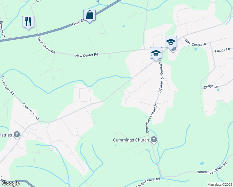 map of restaurants, bars, coffee shops, grocery stores, and more near 2585 Old Newport Highway in Pigeon Forge