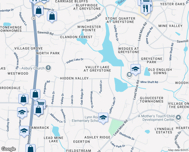 map of restaurants, bars, coffee shops, grocery stores, and more near 1812 Rangecrest Road in Raleigh