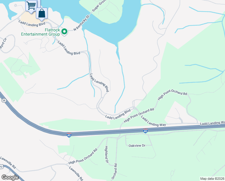 map of restaurants, bars, coffee shops, grocery stores, and more near 1002 Northbridge Close in Kingston