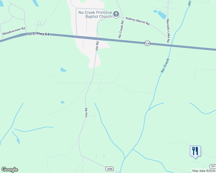 map of restaurants, bars, coffee shops, grocery stores, and more near 160 Everhart Road in Mocksville