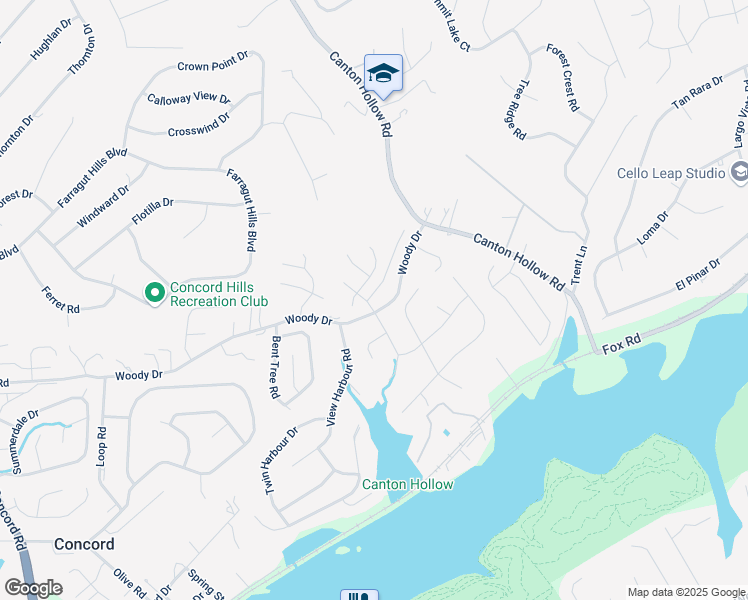 map of restaurants, bars, coffee shops, grocery stores, and more near 720 Mercedes Lane in Knoxville