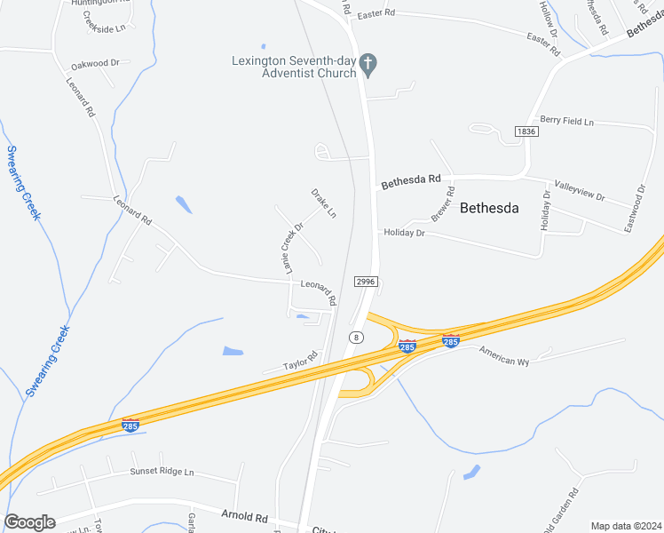 map of restaurants, bars, coffee shops, grocery stores, and more near 112 Carley Lane in Lexington