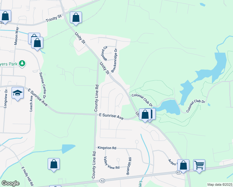 map of restaurants, bars, coffee shops, grocery stores, and more near 133 Maryland Drive in Thomasville