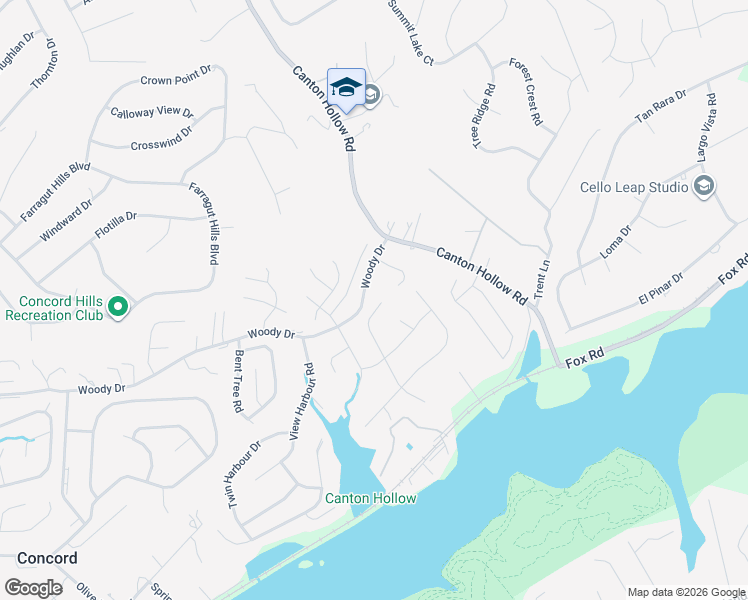 map of restaurants, bars, coffee shops, grocery stores, and more near 816 Tree Trunk Road in Knoxville