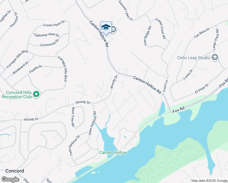 map of restaurants, bars, coffee shops, grocery stores, and more near 816 Tree Trunk Road in Knoxville