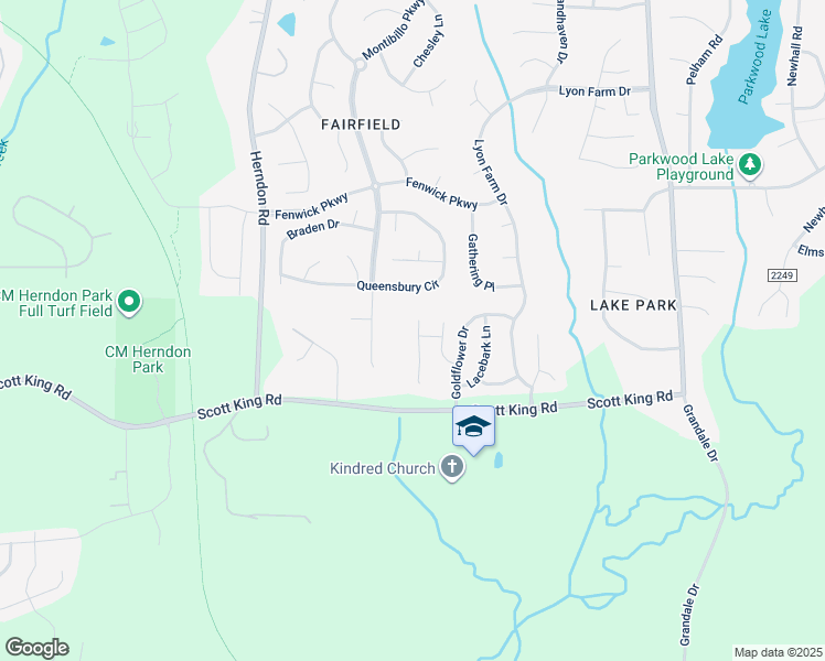 map of restaurants, bars, coffee shops, grocery stores, and more near 112 Kayleen Court in Durham