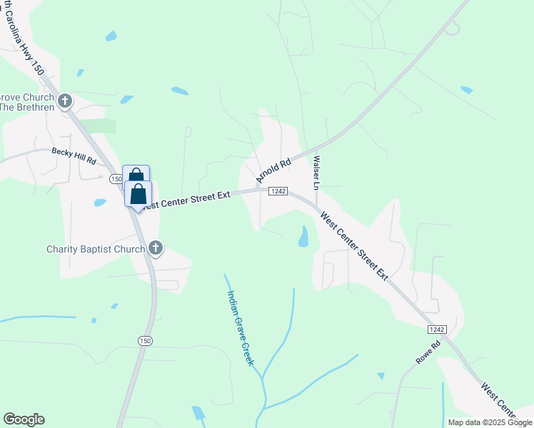 map of restaurants, bars, coffee shops, grocery stores, and more near 4233 West Center Street Extension in Lexington