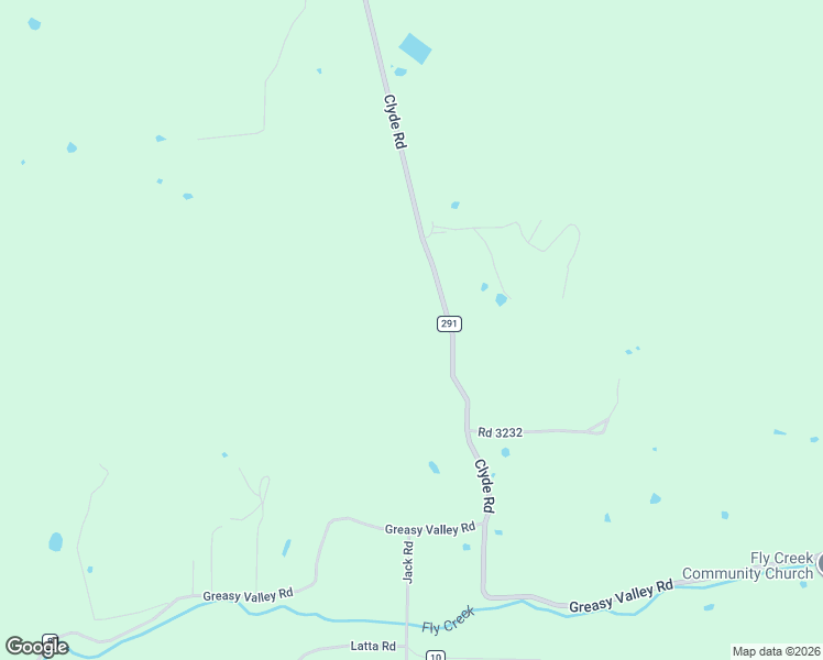 map of restaurants, bars, coffee shops, grocery stores, and more near 16055 Clyde Road in Canehill