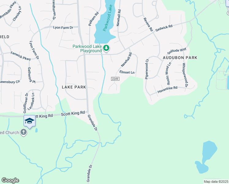 map of restaurants, bars, coffee shops, grocery stores, and more near 22 Pendleton Court in Durham