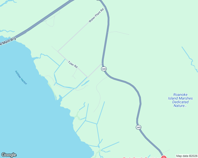 map of restaurants, bars, coffee shops, grocery stores, and more near 798 North Carolina 345 in Manteo