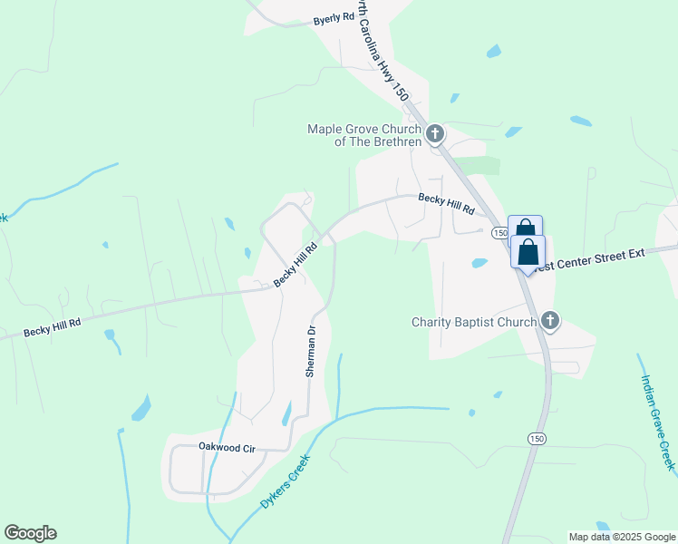 map of restaurants, bars, coffee shops, grocery stores, and more near 215 Sherman Drive in Lexington