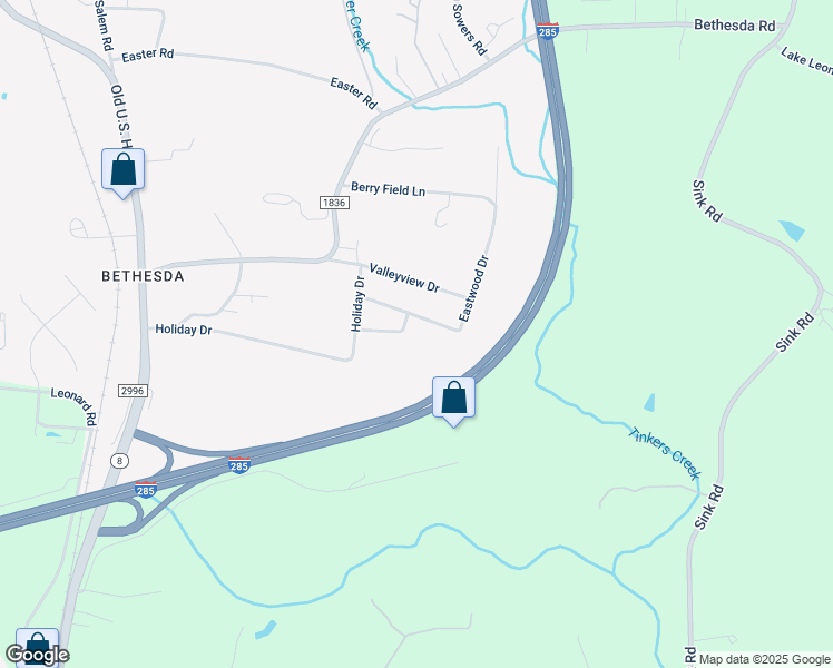 map of restaurants, bars, coffee shops, grocery stores, and more near 206 Idlewood Street in Lexington