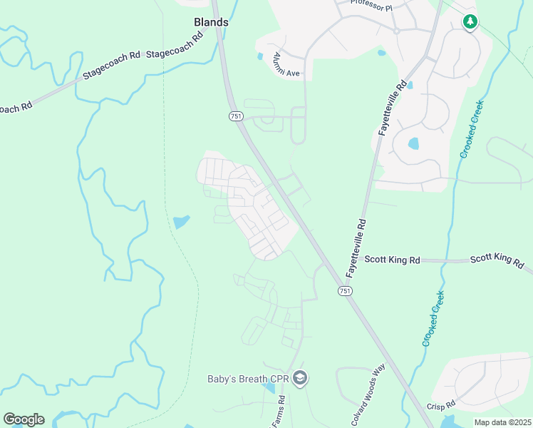 map of restaurants, bars, coffee shops, grocery stores, and more near 102 Vallco Lane in Durham