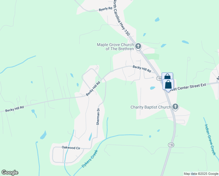 map of restaurants, bars, coffee shops, grocery stores, and more near 177 Sherman Drive in Lexington