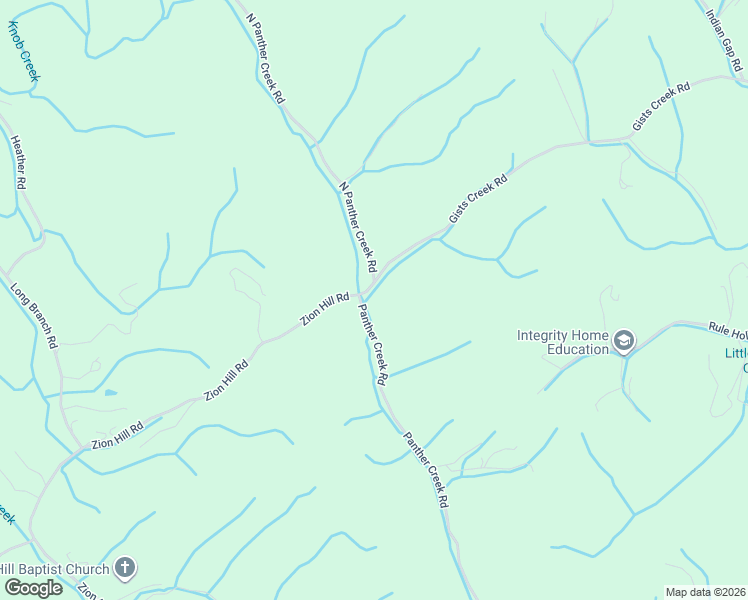 map of restaurants, bars, coffee shops, grocery stores, and more near 1595 Gists Creek Road in Sevierville