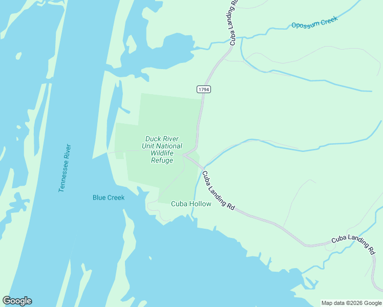 map of restaurants, bars, coffee shops, grocery stores, and more near 7836 Cuba Landing Road in Waverly