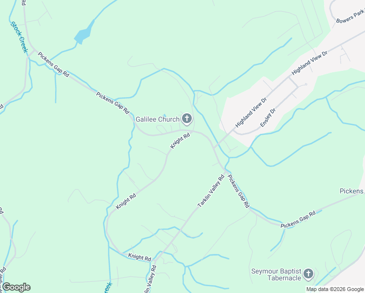 map of restaurants, bars, coffee shops, grocery stores, and more near 710 Knight Road in Knoxville
