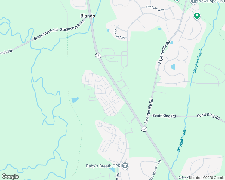 map of restaurants, bars, coffee shops, grocery stores, and more near 102 Vallco Lane in Durham