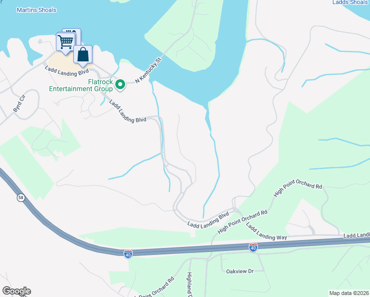 map of restaurants, bars, coffee shops, grocery stores, and more near 1010 Northbridge Close in Kingston