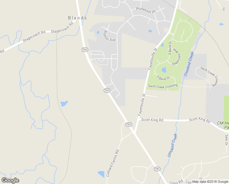 map of restaurants, bars, coffee shops, grocery stores, and more near 114 Higher Learning Drive in Durham