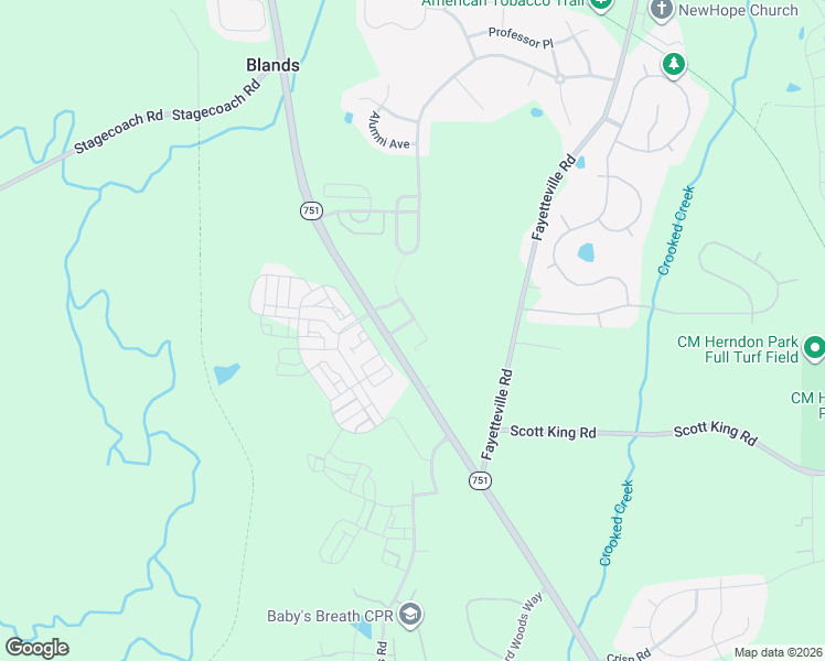 map of restaurants, bars, coffee shops, grocery stores, and more near 122 Student Place in Durham