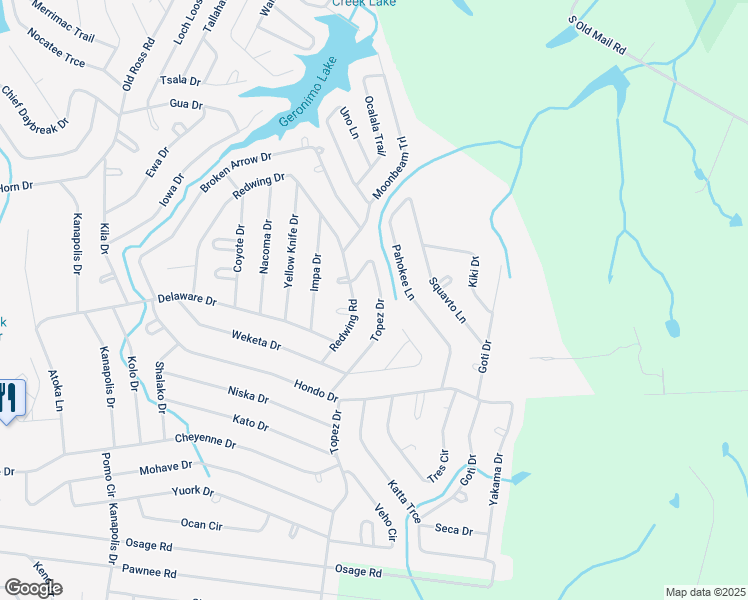 map of restaurants, bars, coffee shops, grocery stores, and more near 1115 Redwing Drive in Crossville