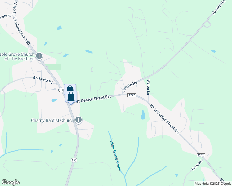 map of restaurants, bars, coffee shops, grocery stores, and more near 4300 West Center Street Extension in Lexington