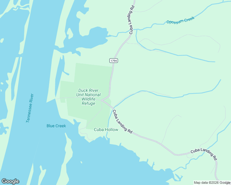 map of restaurants, bars, coffee shops, grocery stores, and more near 8050 Cuba Landing Road in Waverly