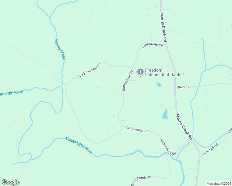 map of restaurants, bars, coffee shops, grocery stores, and more near 2265 Satterwhite Circle in Granite Falls