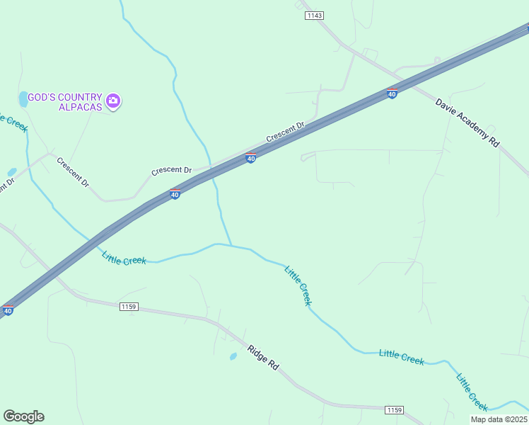 map of restaurants, bars, coffee shops, grocery stores, and more near 275 Dorse Road in Mocksville
