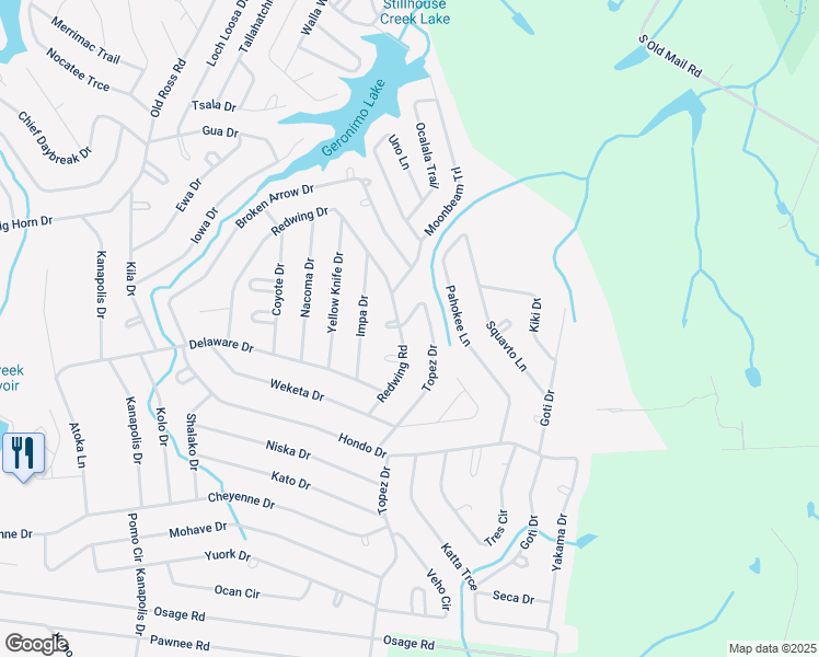 map of restaurants, bars, coffee shops, grocery stores, and more near 1115 Redwing Drive in Crossville
