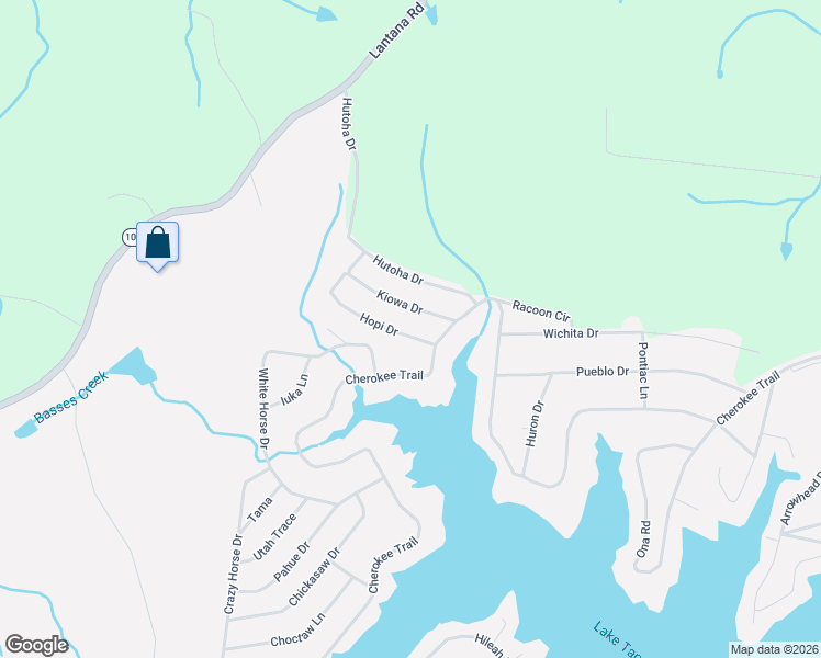 map of restaurants, bars, coffee shops, grocery stores, and more near 1008 Hopi Drive in Crossville