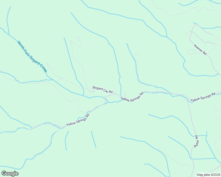 map of restaurants, bars, coffee shops, grocery stores, and more near 957 Bogard Creek Way in Cosby