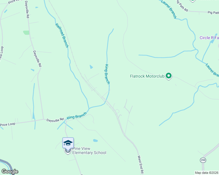 map of restaurants, bars, coffee shops, grocery stores, and more near 1318 West End Road in Rockwood