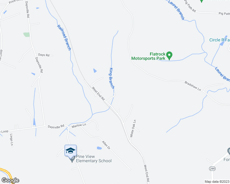 map of restaurants, bars, coffee shops, grocery stores, and more near 1318 West End Rd in Rockwood