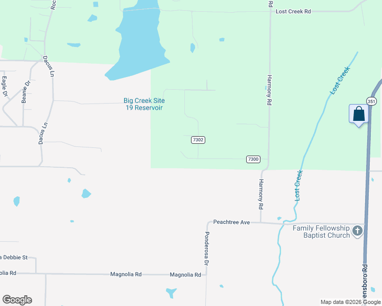 map of restaurants, bars, coffee shops, grocery stores, and more near 1958 Conway Lane in Jonesboro
