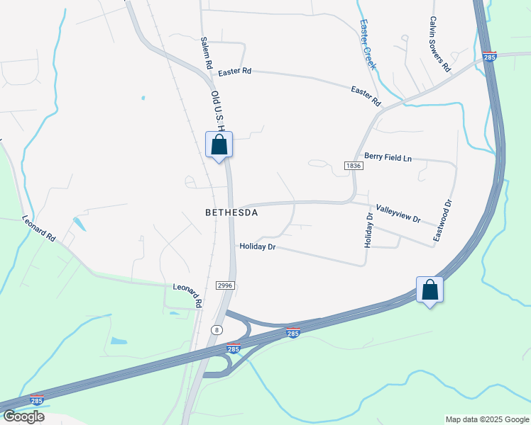 map of restaurants, bars, coffee shops, grocery stores, and more near 208 Bethesda Road in Lexington