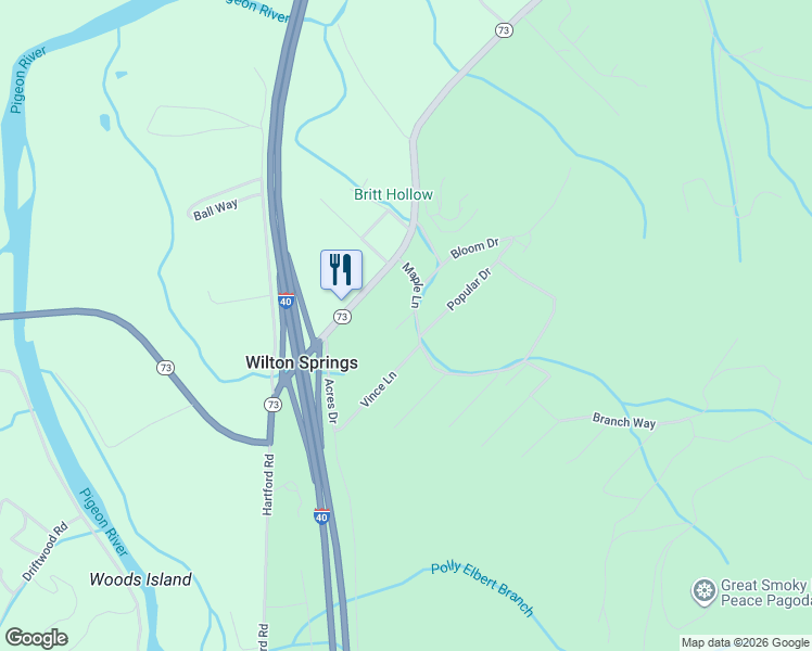 map of restaurants, bars, coffee shops, grocery stores, and more near 1870 Jayce Way in Newport