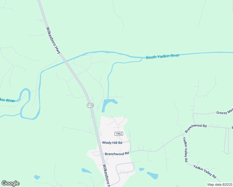 map of restaurants, bars, coffee shops, grocery stores, and more near 125 Granny Trail Lane in Statesville