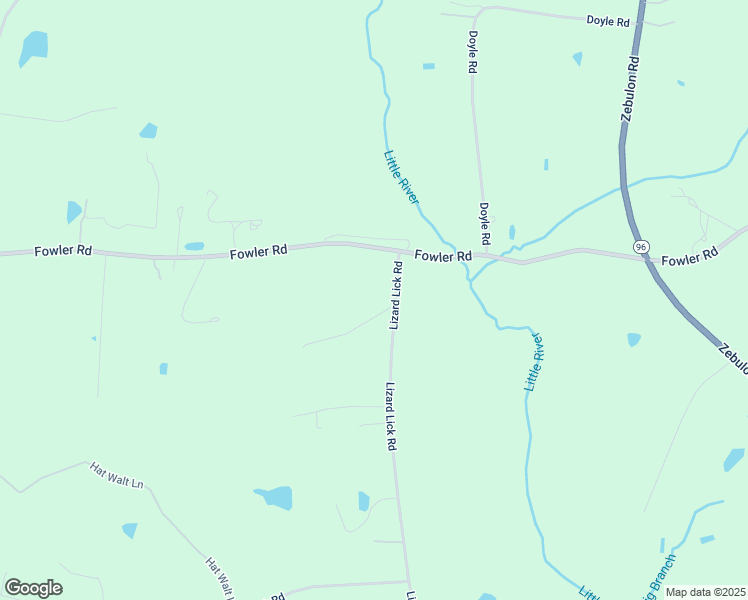 map of restaurants, bars, coffee shops, grocery stores, and more near 4125 Lizard Lick Road in Wendell