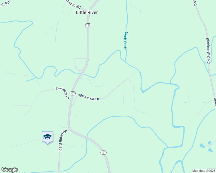 map of restaurants, bars, coffee shops, grocery stores, and more near 435 Whitson Hill Lane in Taylorsville