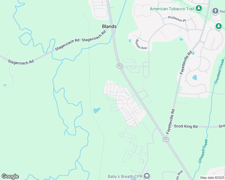 map of restaurants, bars, coffee shops, grocery stores, and more near 1211 Bradburn Drive in Durham