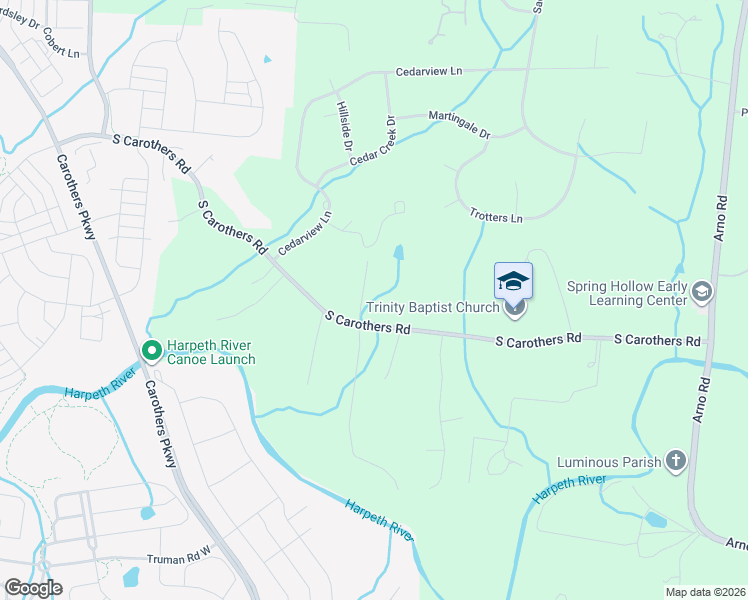 map of restaurants, bars, coffee shops, grocery stores, and more near 4300 Gallant Ridge Drive in Franklin