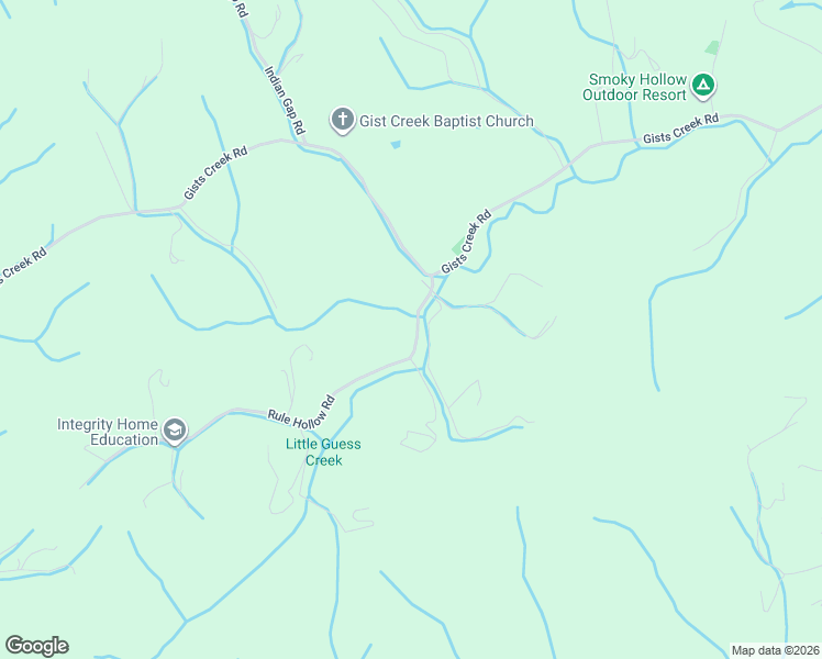 map of restaurants, bars, coffee shops, grocery stores, and more near 1037 Rule Hollow Road in Sevierville