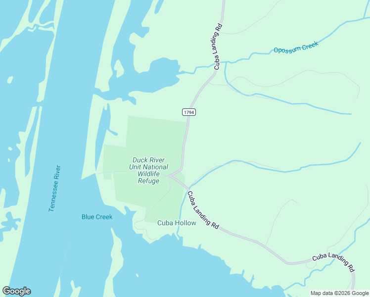 map of restaurants, bars, coffee shops, grocery stores, and more near 8050 Cuba Landing Road in Waverly