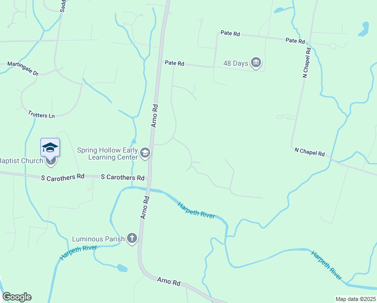 map of restaurants, bars, coffee shops, grocery stores, and more near 4404 Peytona Lane in Franklin